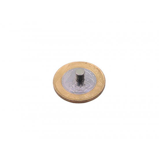 Ímã de neodímio 5x5 mm - N42